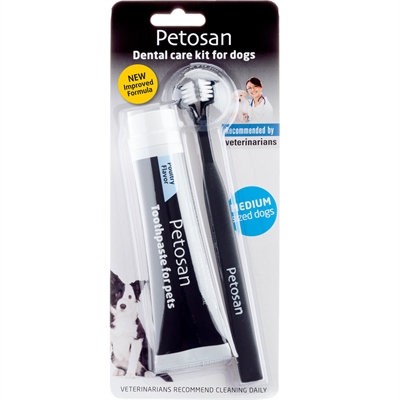 Petosan Hund Tandborste Modell Nordic Kit MEDIUM